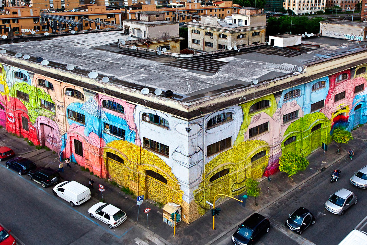 Blu Roma Ostiense Street Art