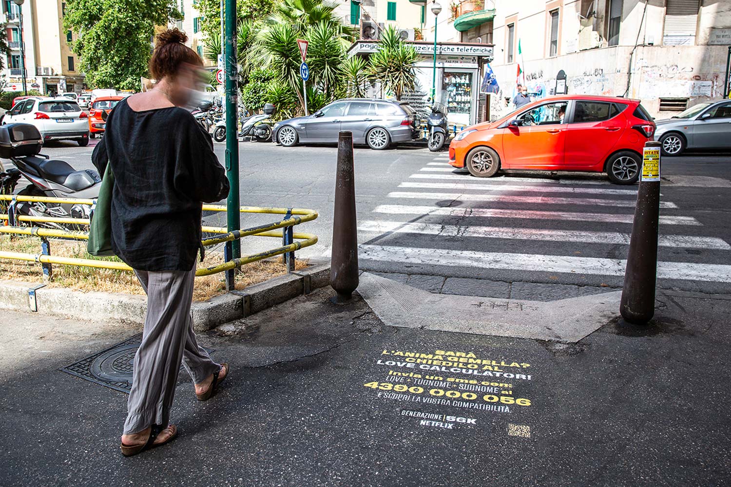 street marketing Netflix - Generazione 56k