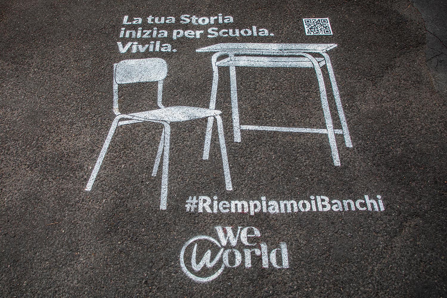 campagna pubblicitaria We World
