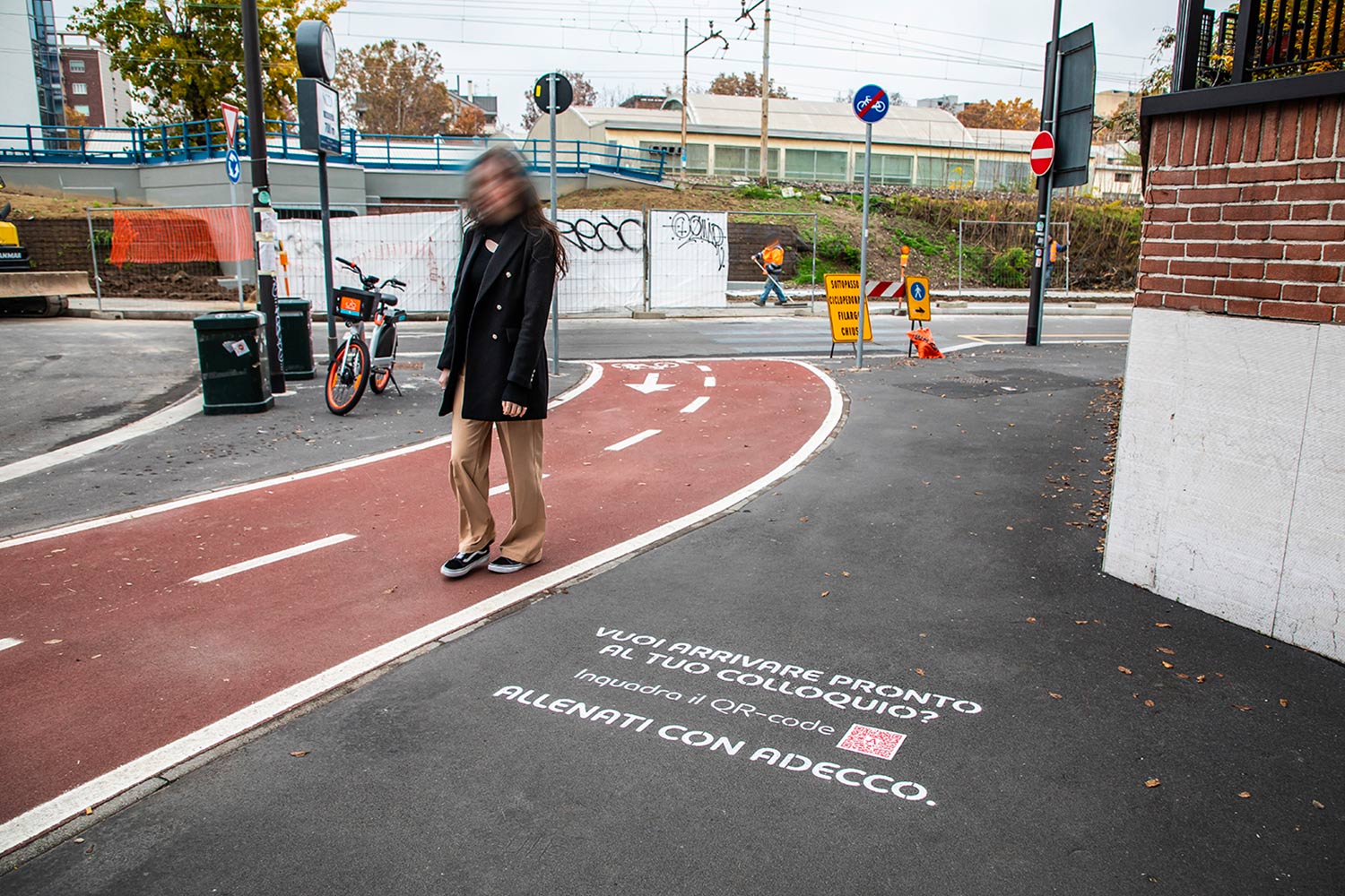 pubblicità outdoor Adecco