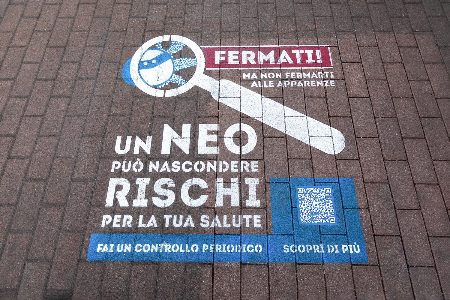 street advertising Novartis
