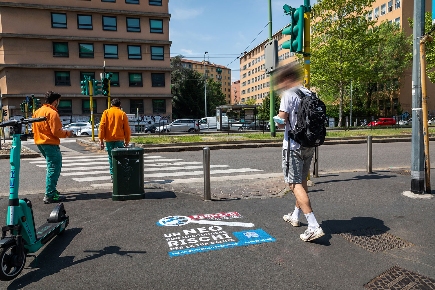 street advertising Novartis