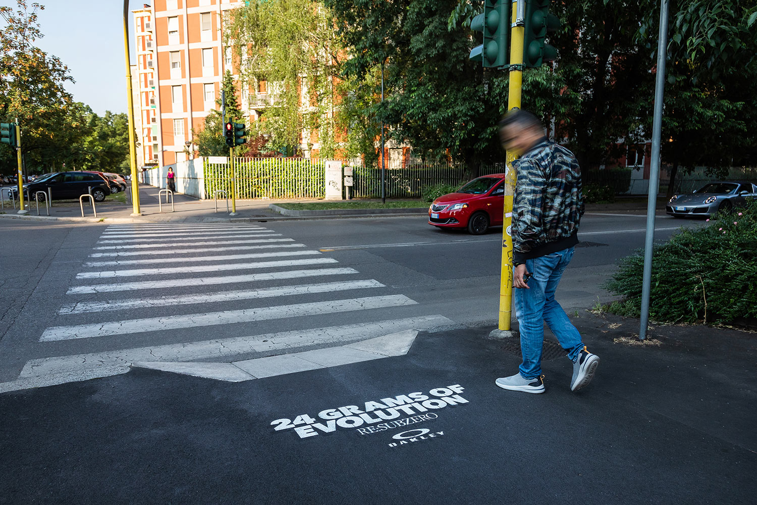 street advertising Oakley