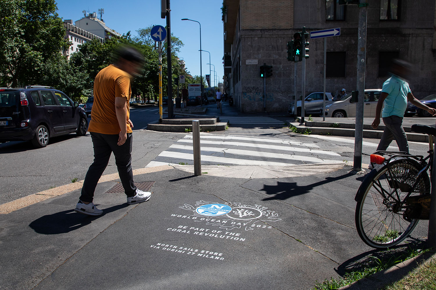 street advertising North Sails event