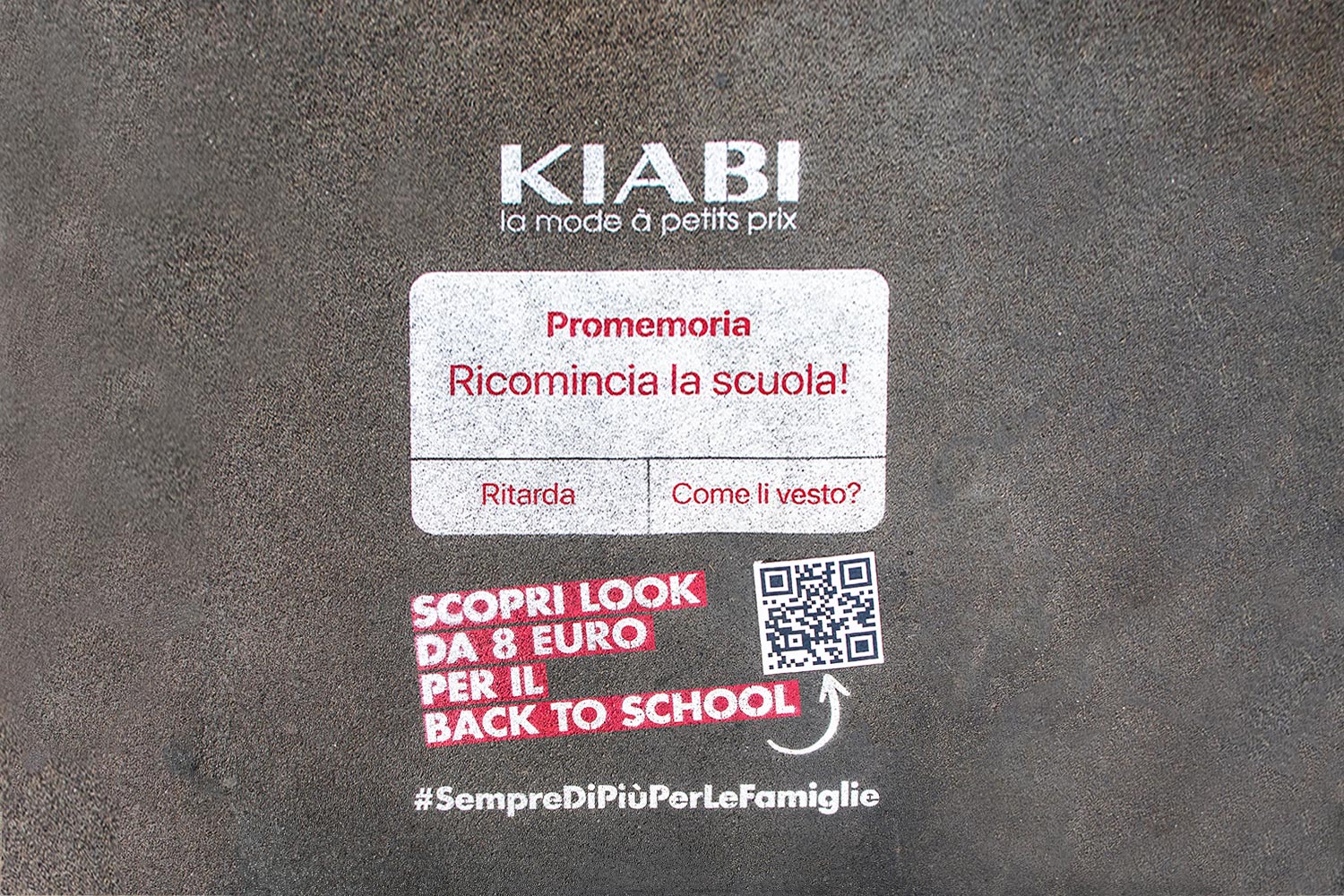 campagna pubblicitaria Kiabi