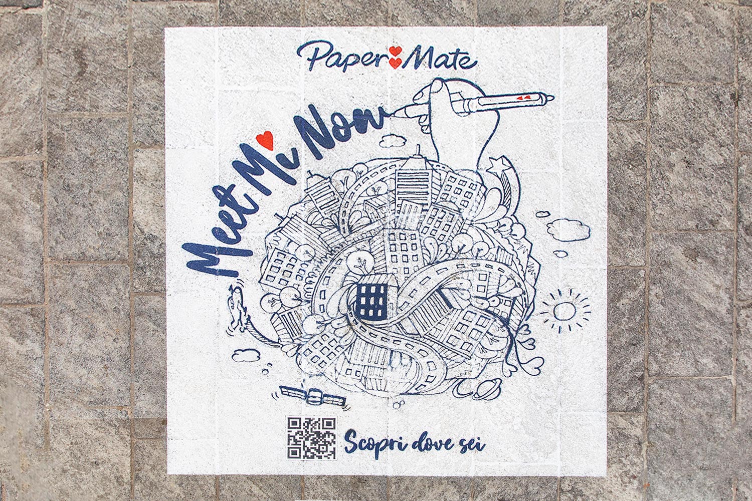 Papermate street marketing