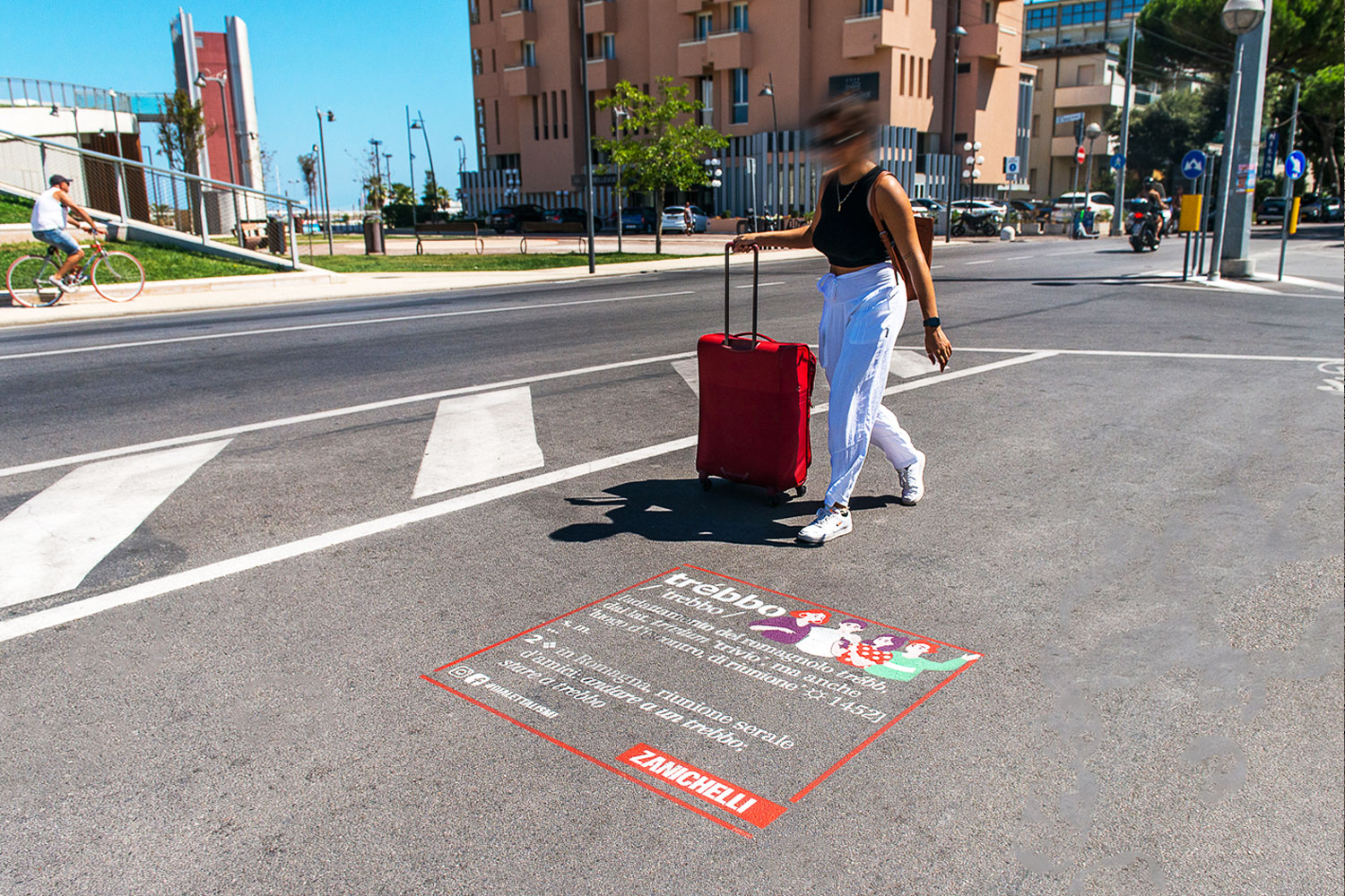 Zanichelli street advertising