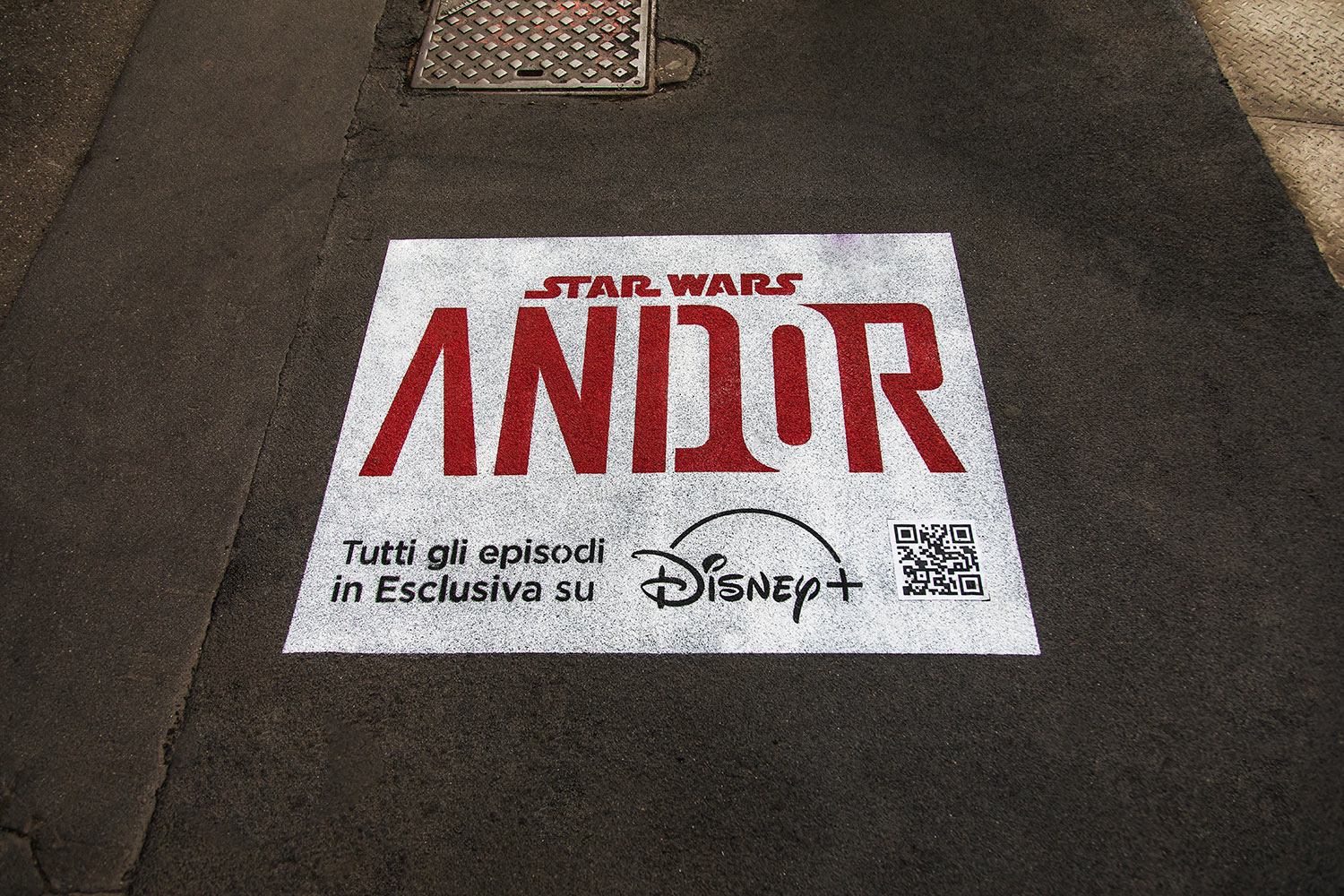Guerrilla Marketing Graffiti Disney Andor Star Wars