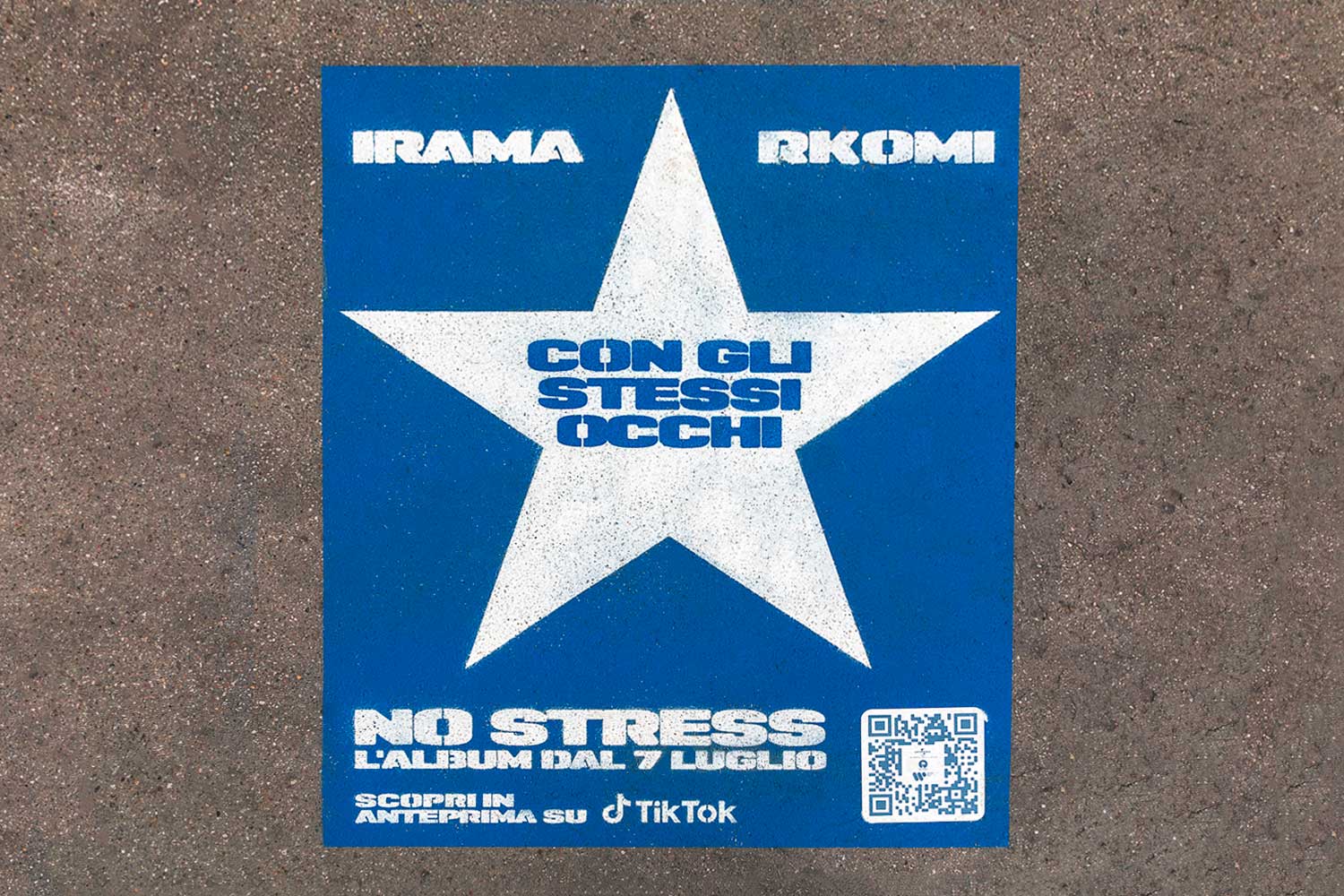 campagna pubblicitaria Irama Rkomi