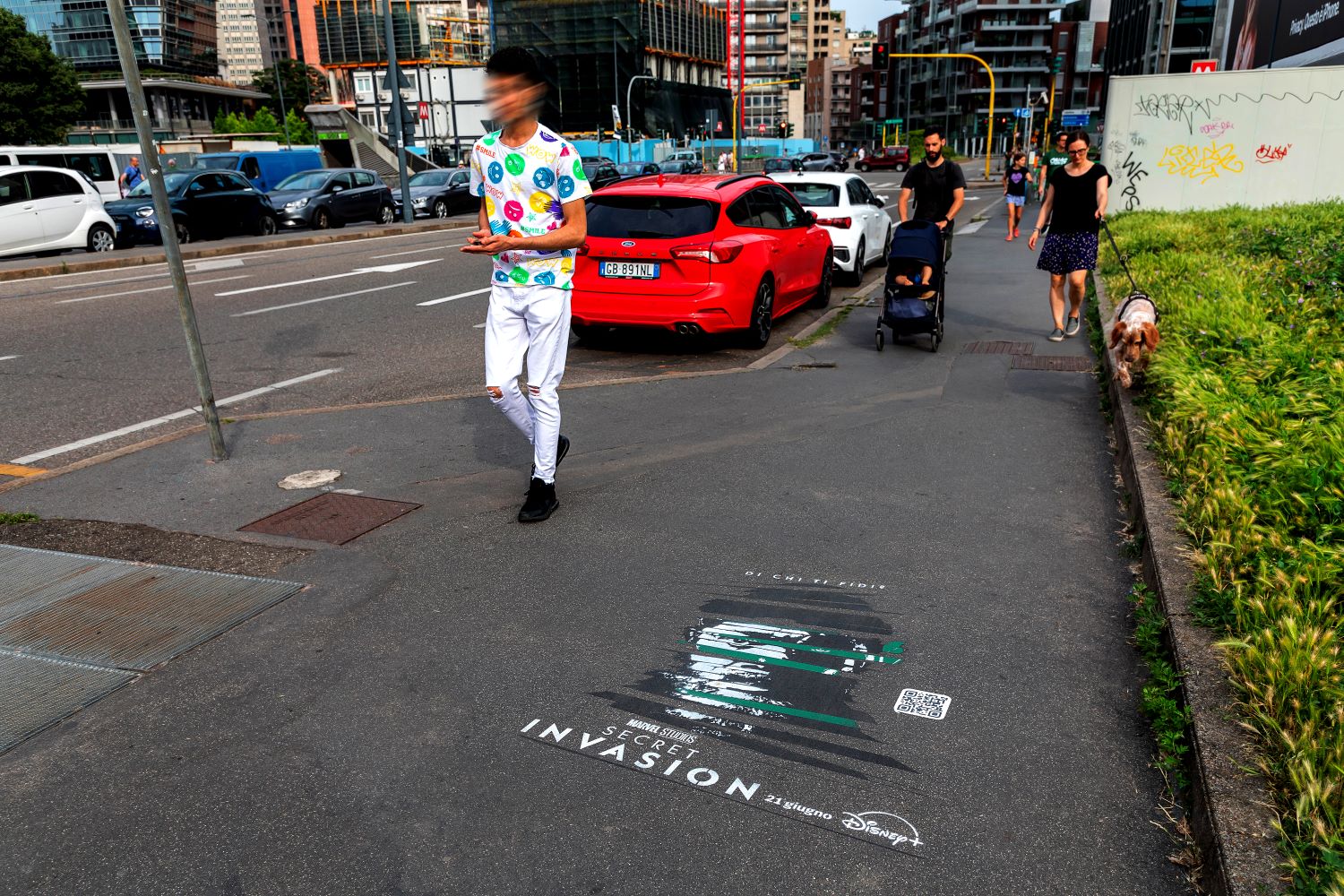 Street Advertising - Disney Secret Invasion