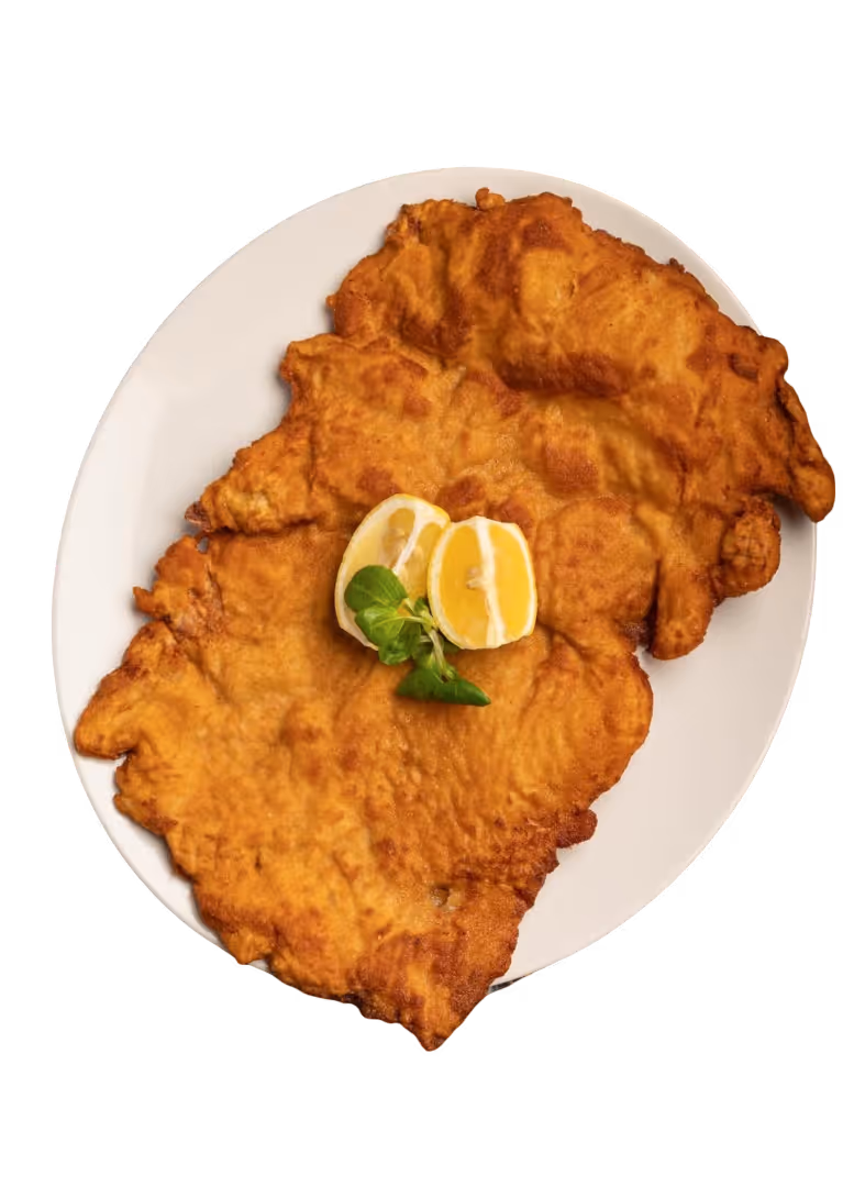 Ein knuspriges Wiener Schnitzel 