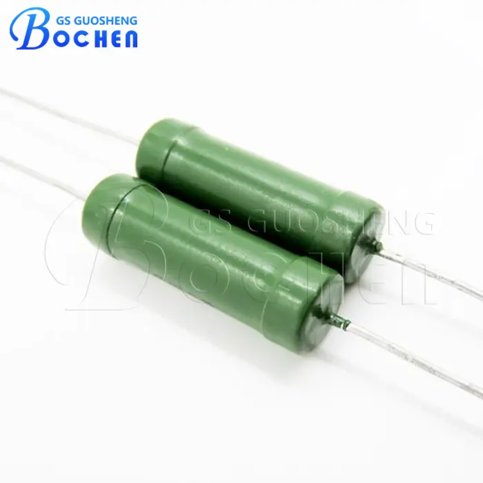 Customized RI80 High Voltage Thick Film Bleed Resistors 10W Glass Glaze Coating