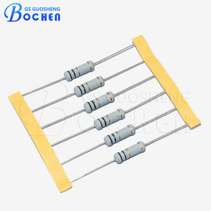 Non-Combustible Metal Oxide Film (MOF) Fixed Resistors 1/4W–5W