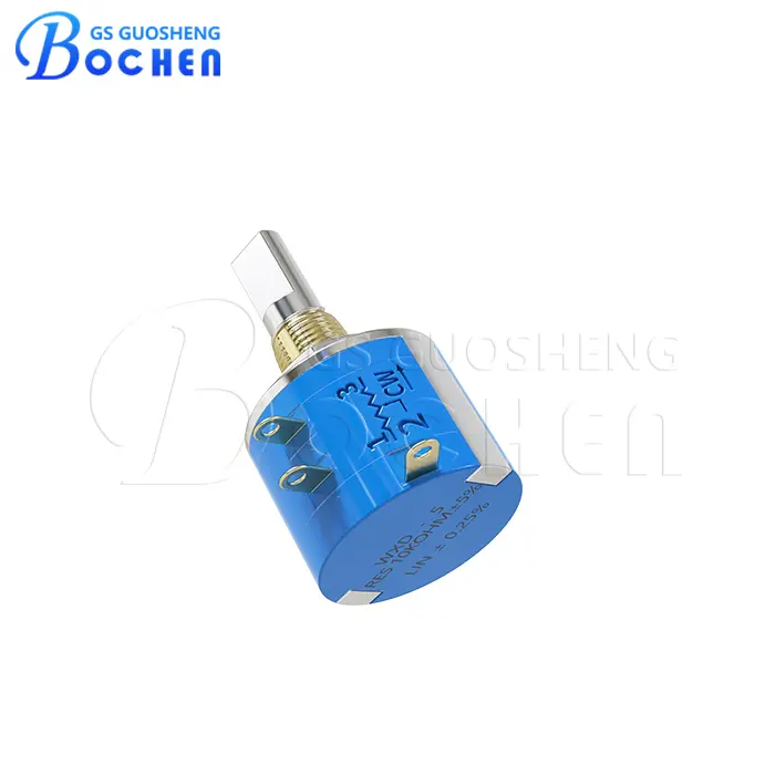 WXD5 3540S-5 Multiturn Wirewound Potentiometer 10K/25K Flat Shaft Trimpot
