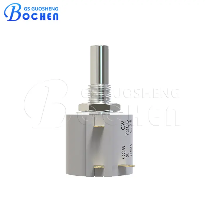 7286 2W Multiturn Wirewound Potentiometer 10K Panel Mount Trimmer Resistor