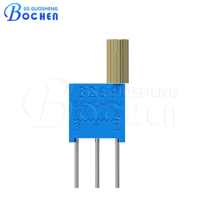 3266W-A Multiturn Cermet pot 0.25W With 5mm Knurled Metal Shaft 50K Trimmer Potentiometer