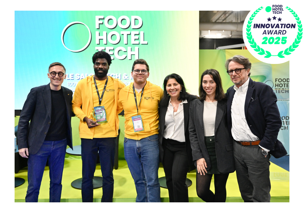 Komia : élue solution innovante 2025 par le Food Hotel Tech