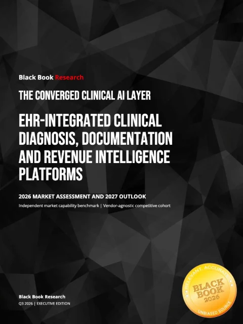 Cover of Black Book Research, The Converged Clinical AI Layer, Q3 2026