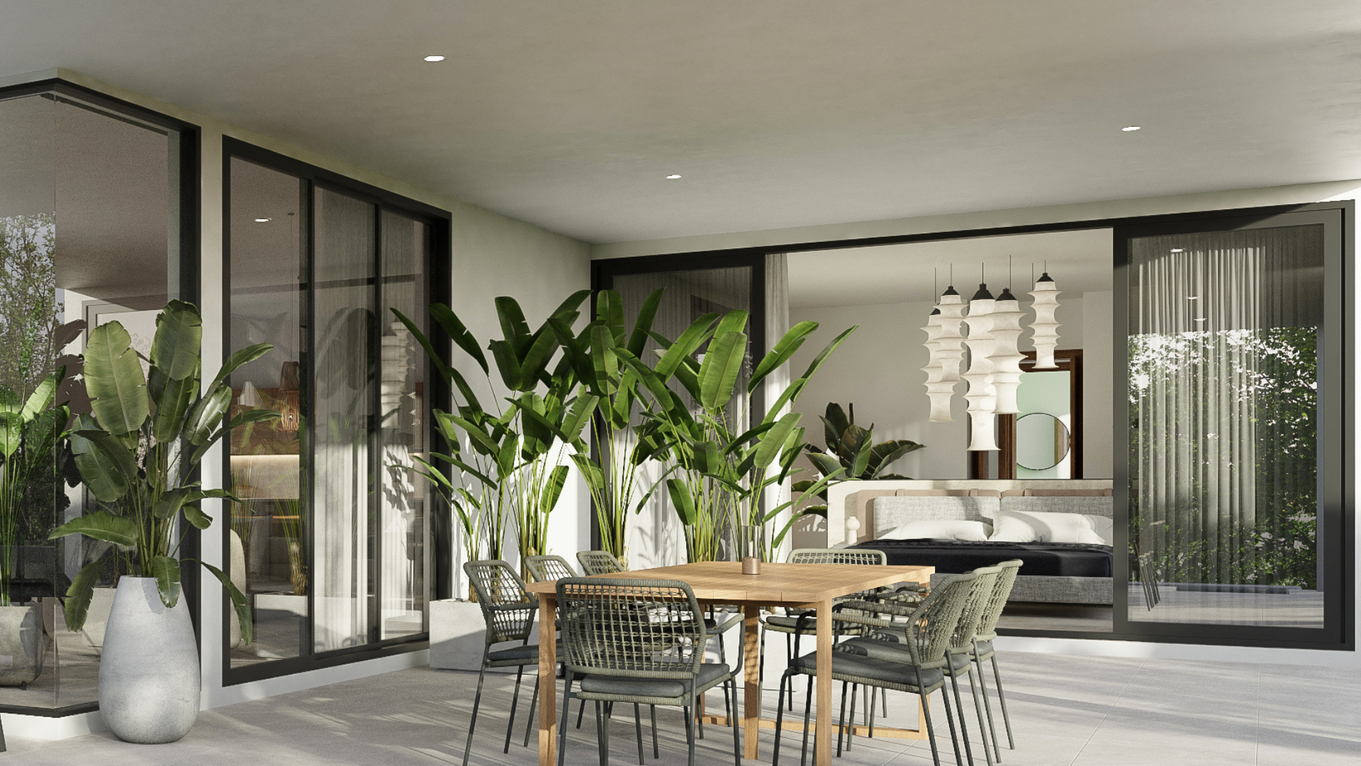 Phase II covered terrace dining concept