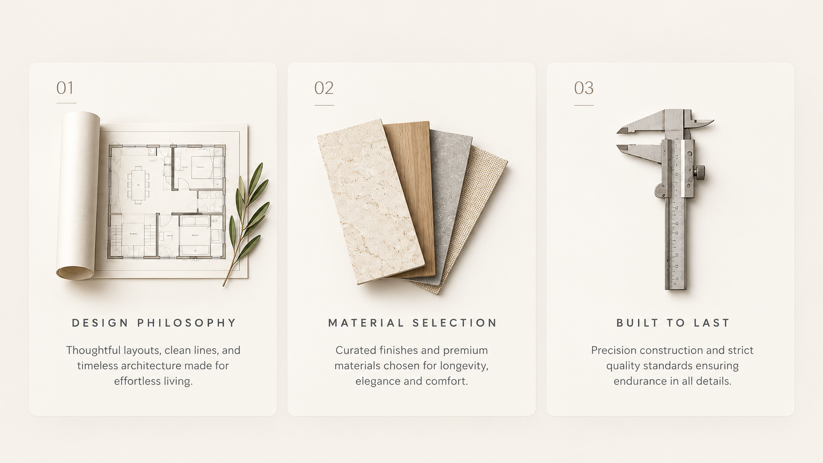 Manick Hillside design philosophy and material selection