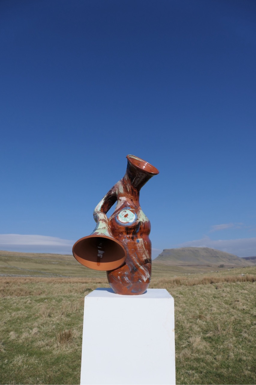 Speaker ceramic sculpture by Georgia Weston