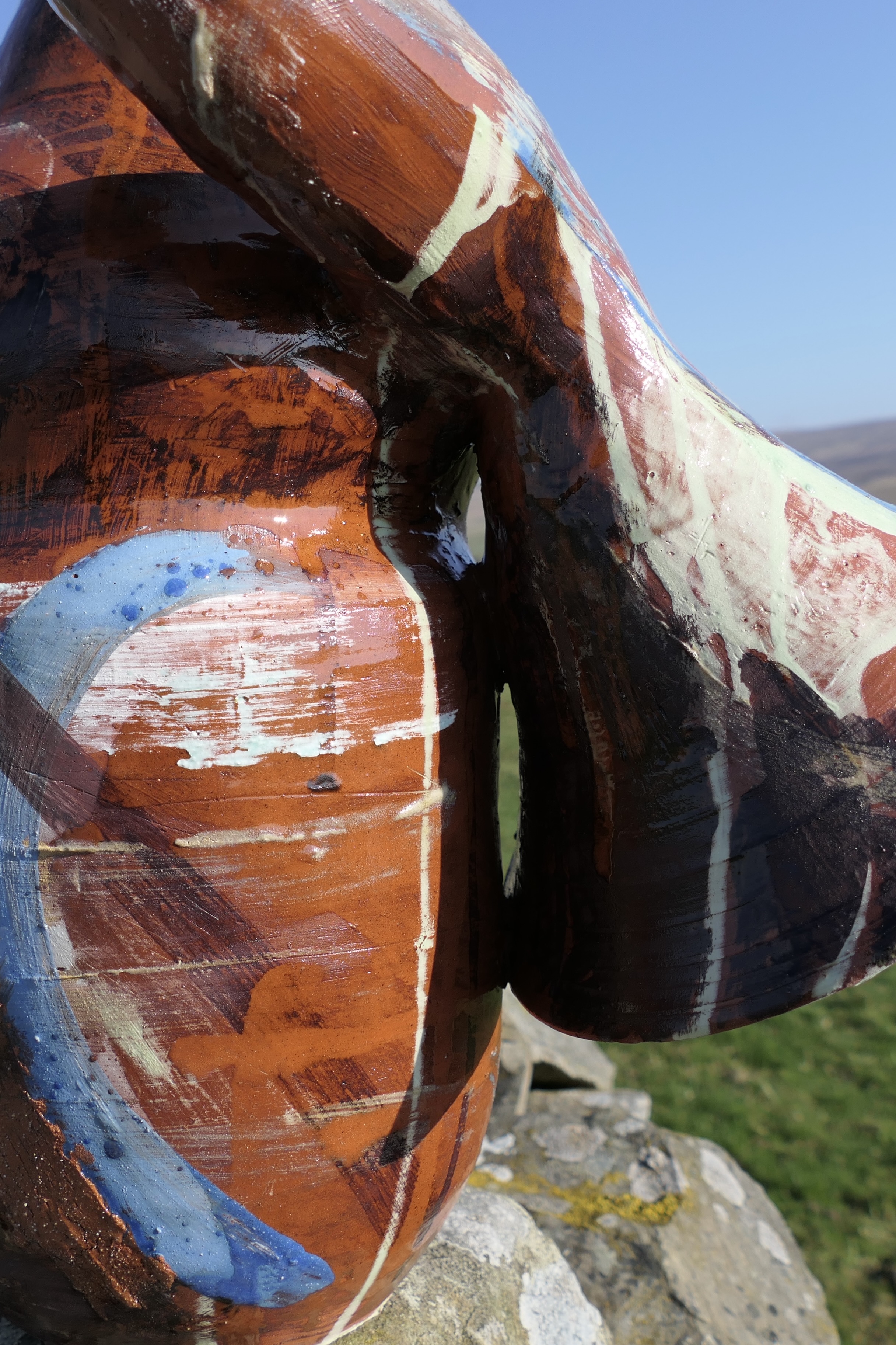 Speaker ceramic sculpture