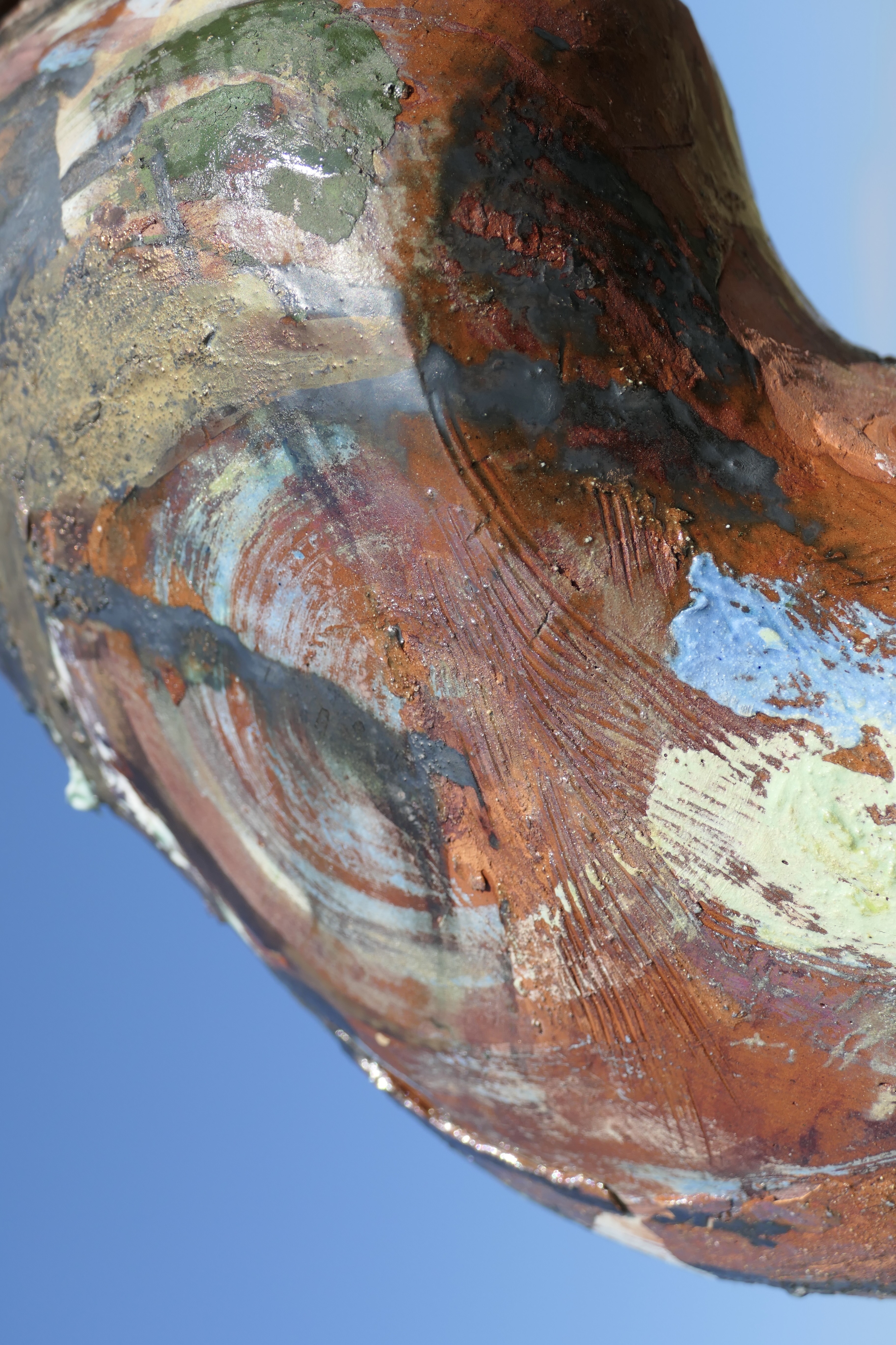 Echoes ceramic sculpture detail