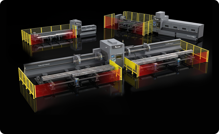 Tube processing machines