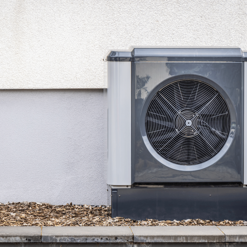 Wärmepumpe an Wohngebäude für energetische Sanierung in Hamburg