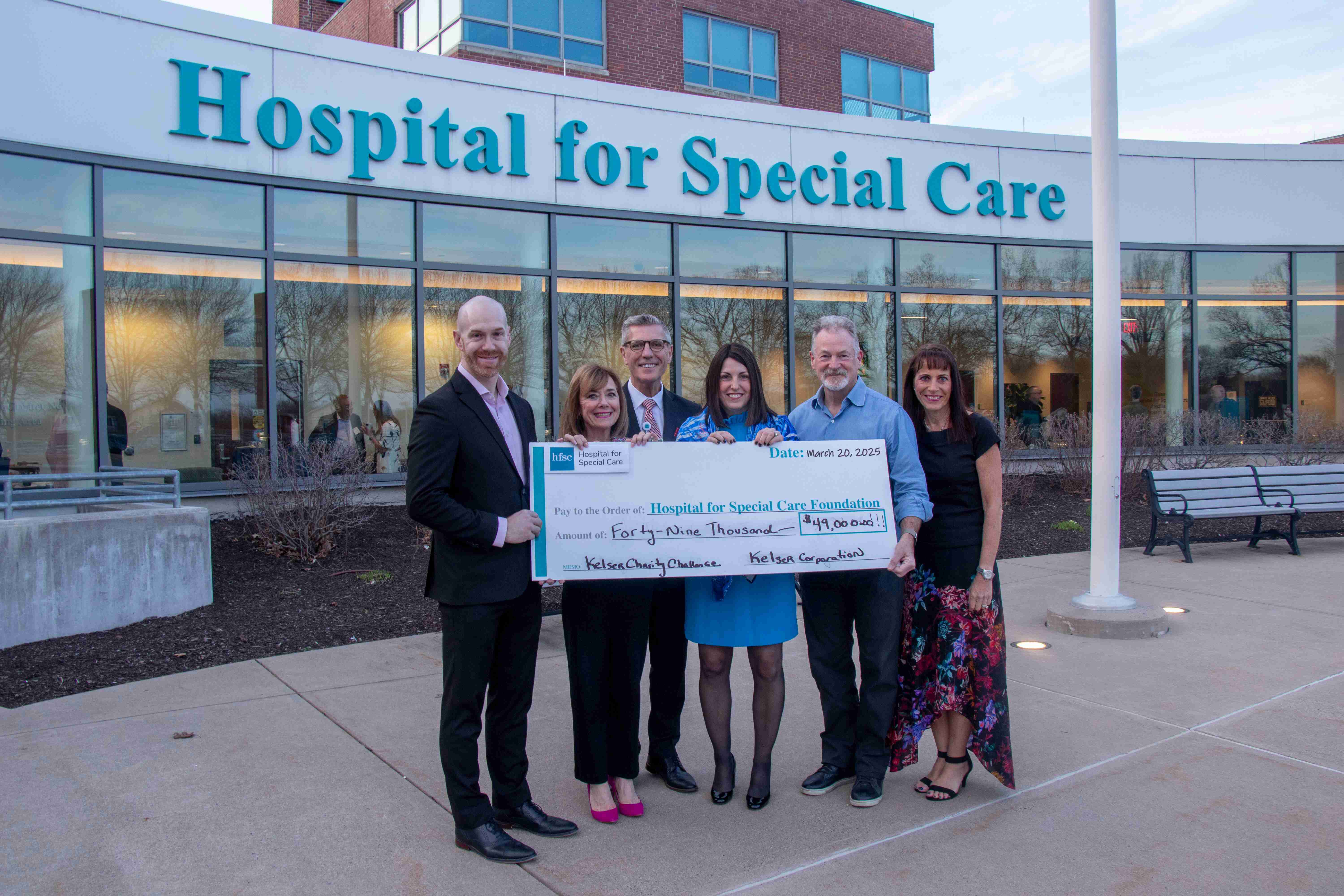 Kelser Corporation Donates $49K To HFSC From Annual Charity Golf Event