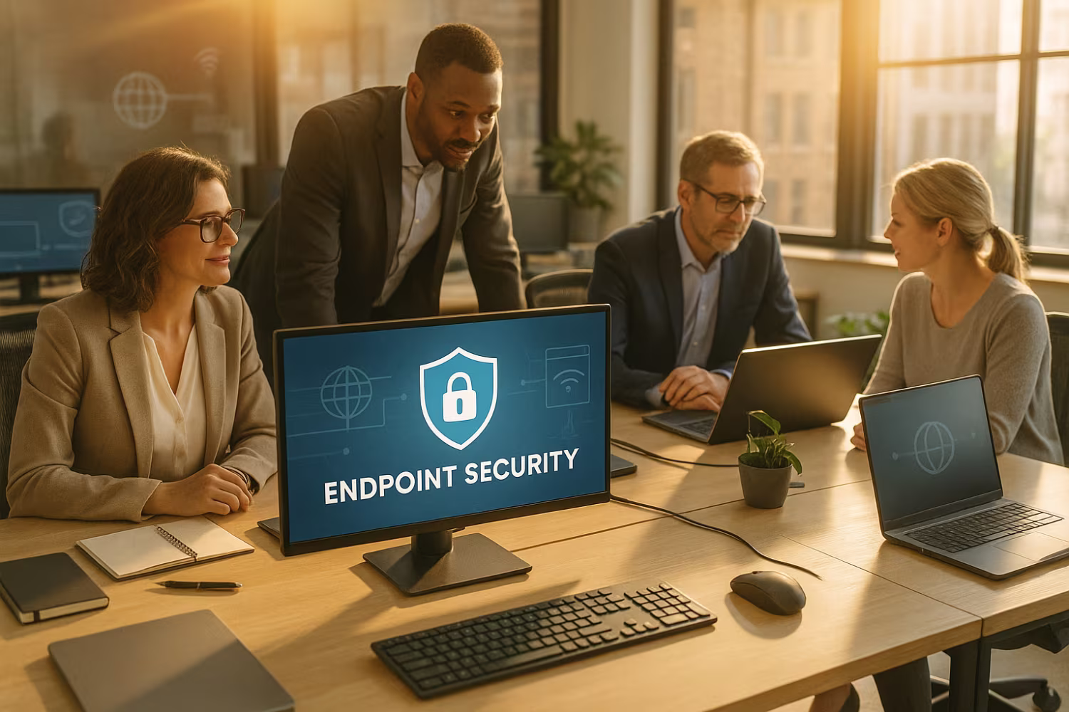 Endpoint security in modern office setting