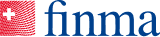 Red square with a white plus sign to the left of the blue text 'finma'.
