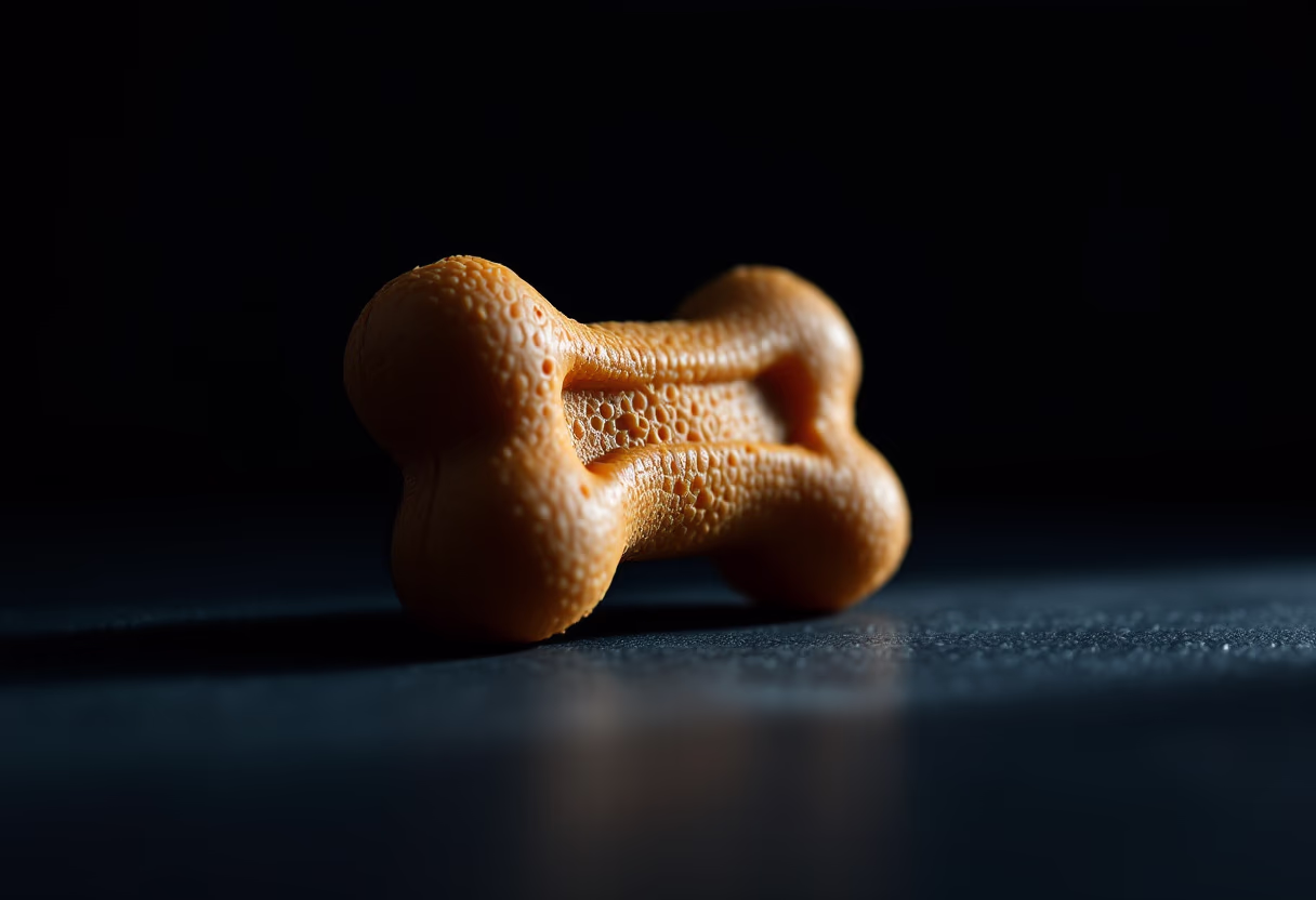 image of a rubber chew bone toy