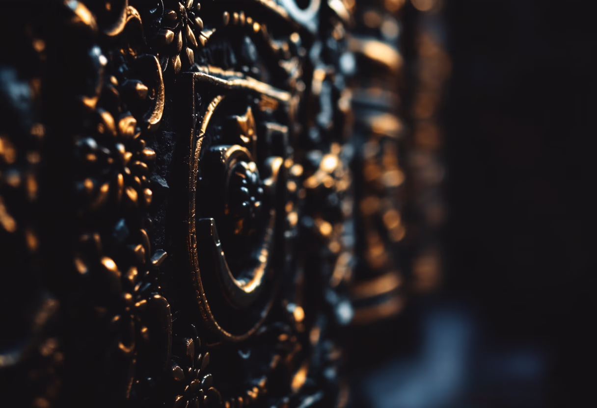image of a prayer wheel ritual at a buddhist temple