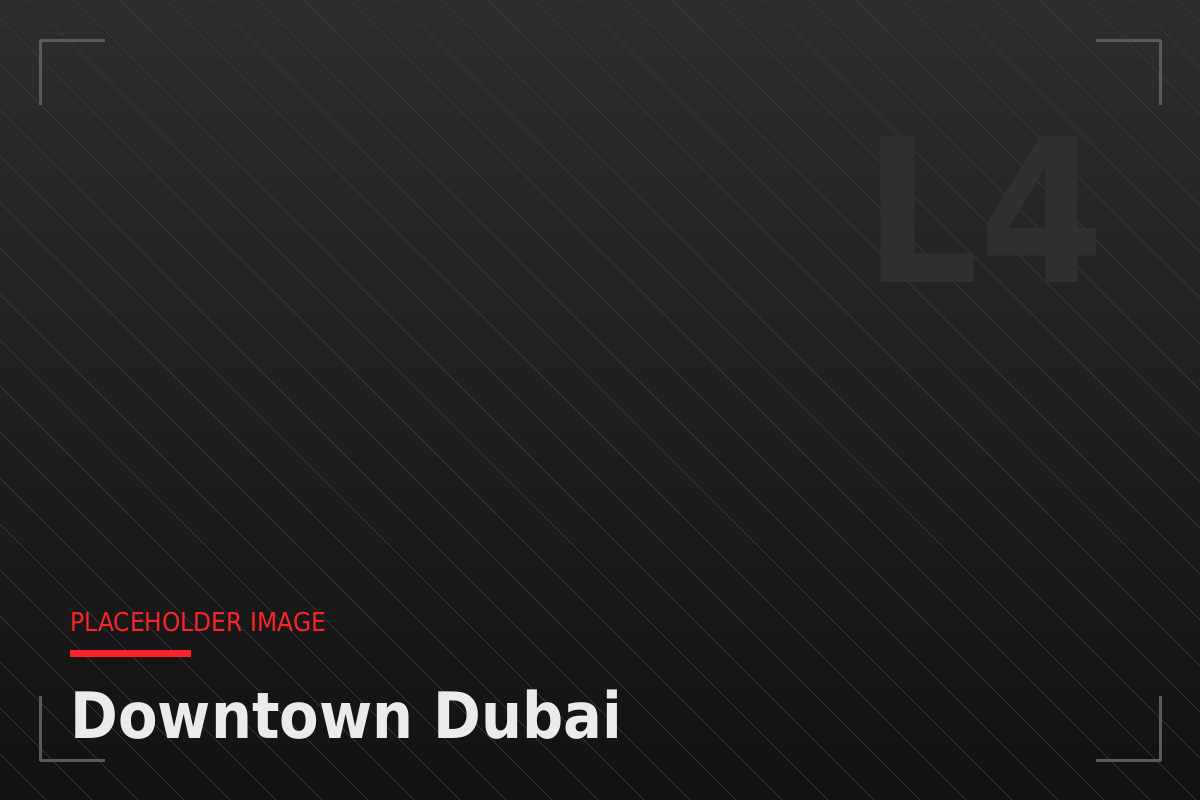 Outdoor advertising in Downtown Dubai