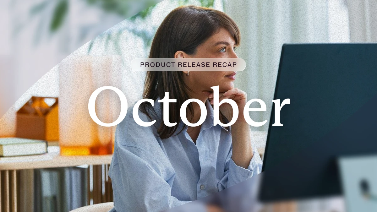 Product release recap: October