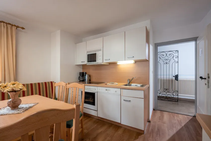 Zillertal Valley apartment room feature near Mayrhofen for Snowbombing festival.