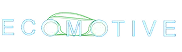 Ecomotive logo with green eco-friendly leaf design integrated into the text.