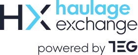 Logo of Haystax Technology with 'Powered by AWS' text below.
