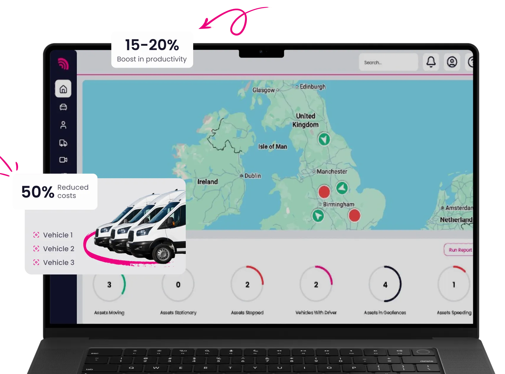 Fleet tracking with RAM Tracking