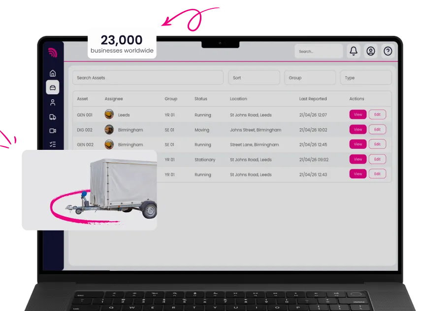 Trailer tracking with RAM Tracking