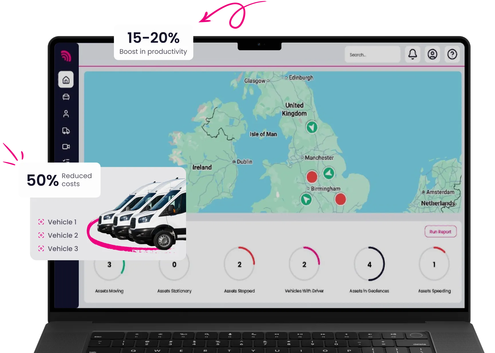 Fleet tracking software solutions from RAM Tracking