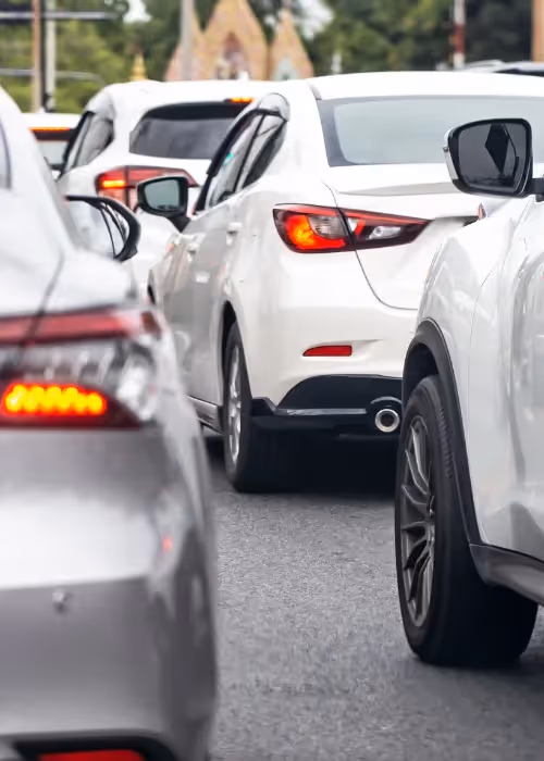 car in traffic