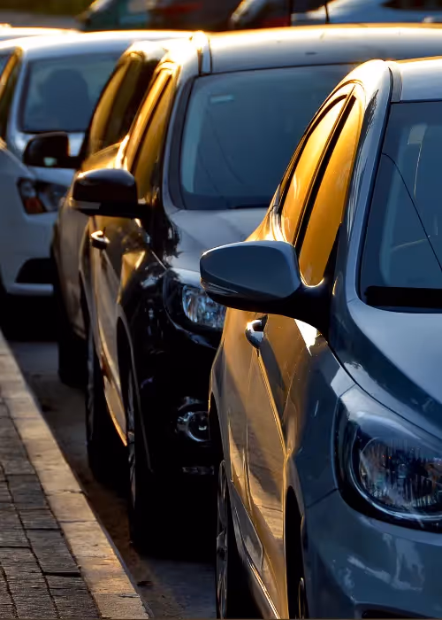 cars in a row
