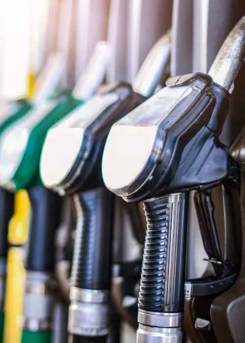 Image of petrol pumps