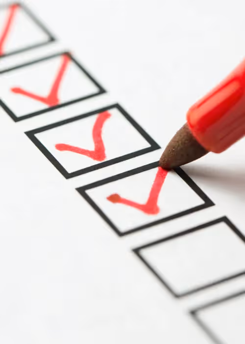 ticks on Checklist