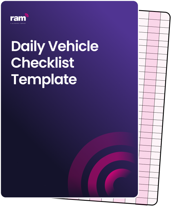 Front cover of daily vehicle checklist template
