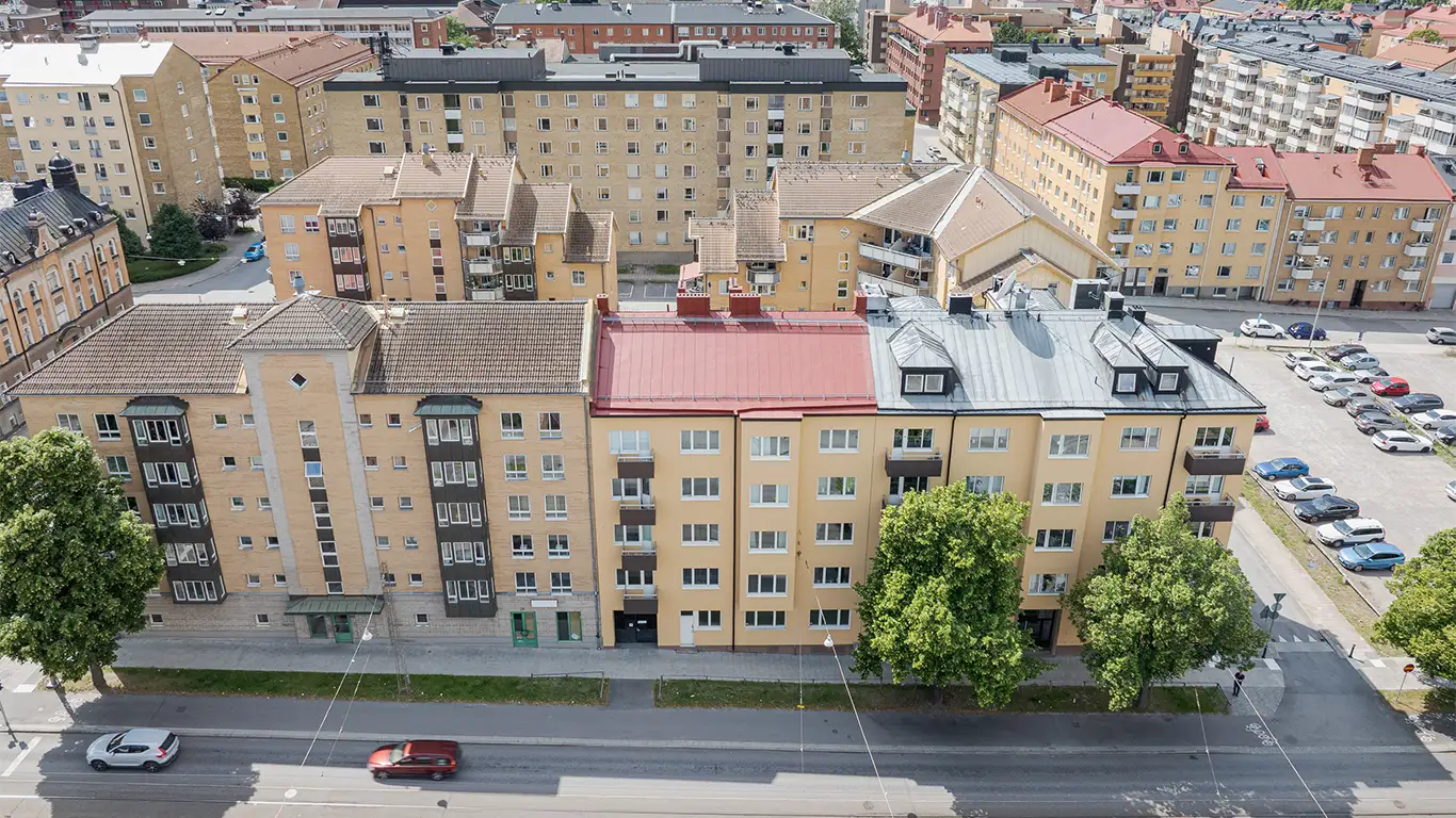 Hembygdens fastighet "Tornet", gatubild.