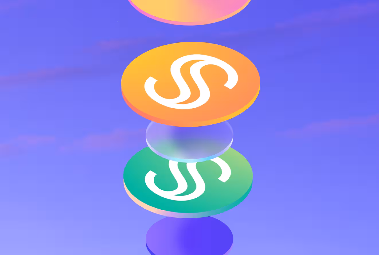 Sky.money illustration introducing the Sky Protocol for converting stablecoins into sUSDS, stUSDS, and Sky Vaults yield strategies.
