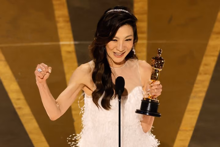Michelle Yeoh bij de Oscars